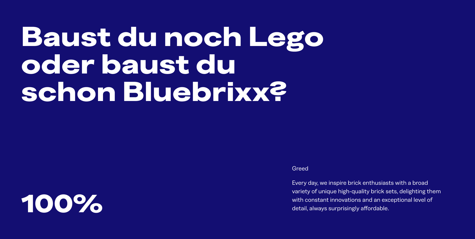 BlueBrixx: Typography